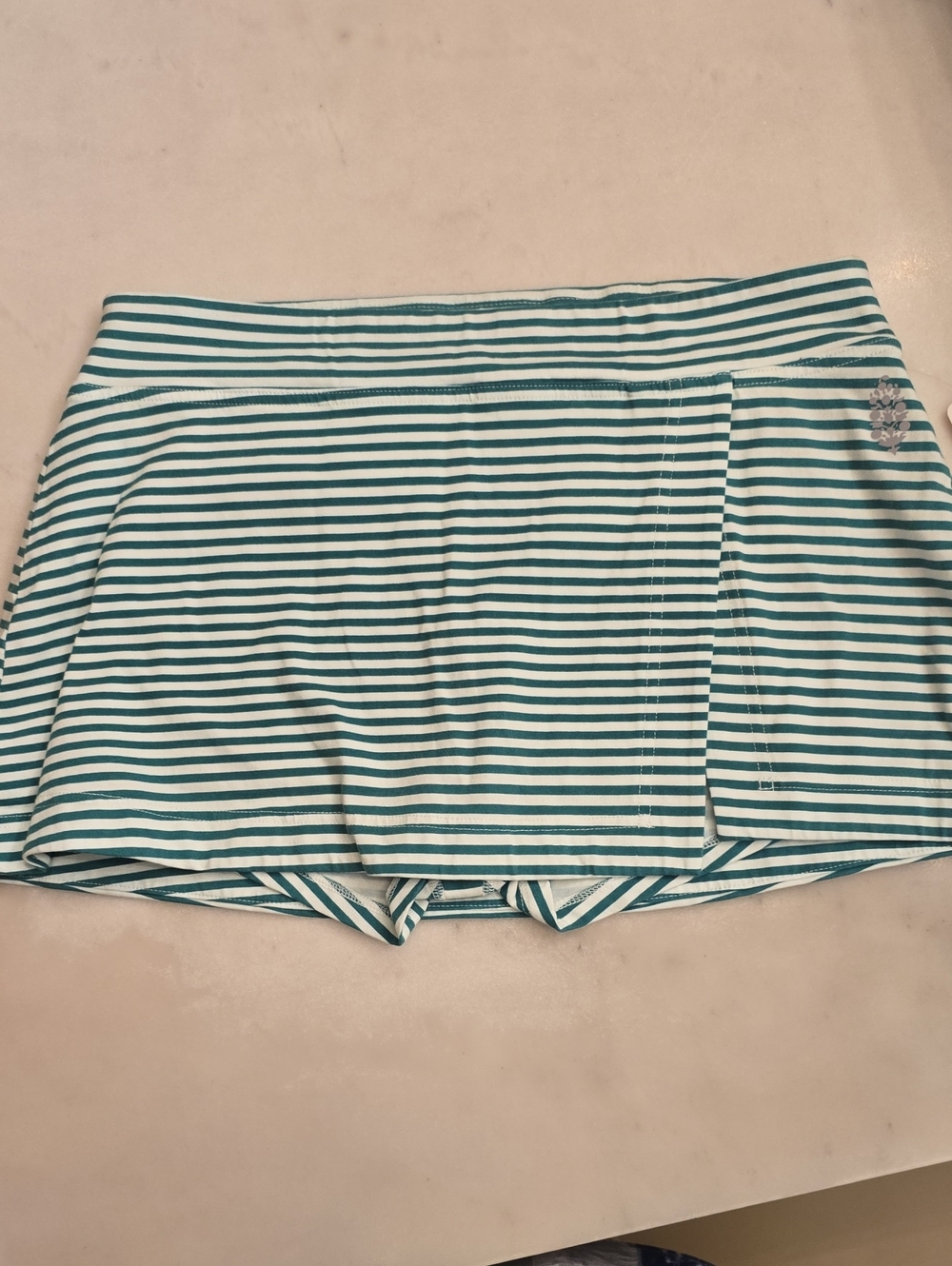 NWT FP Movement Hot Shot Stripe Mini Skort. Large